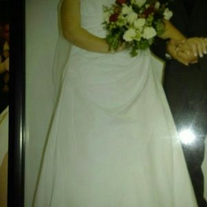 My wedding dress wore it once
